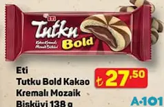 ETİ TUTKU BOLD KAKAO KREMALI MOZAİK BİSKÜVİ 138 G fiyat ve kampanya bilgisi